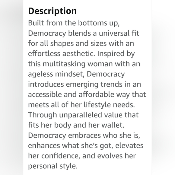 NWOT Democracy Jeans - Picture 10 of 11